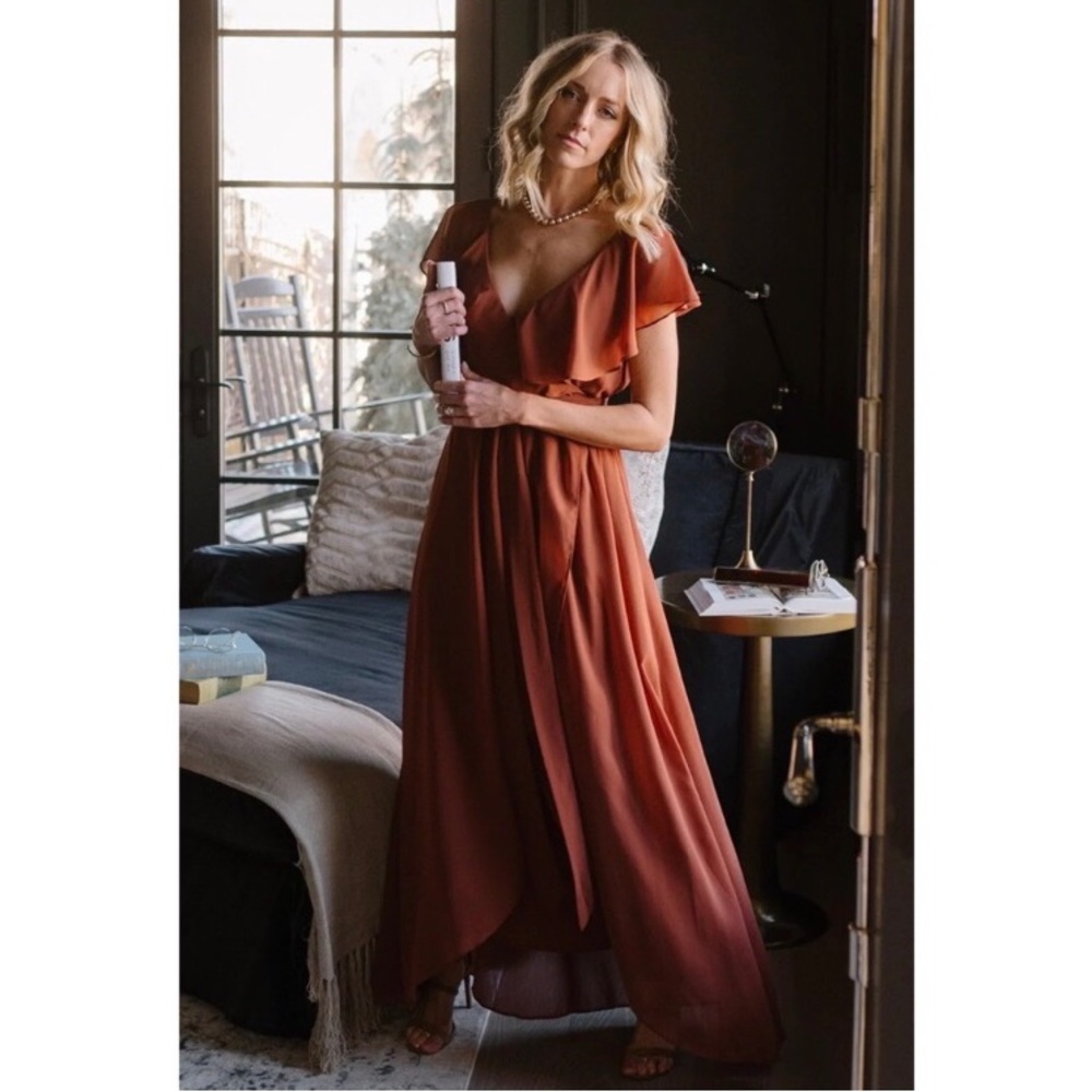 Katya Ruffle Maxi Dress